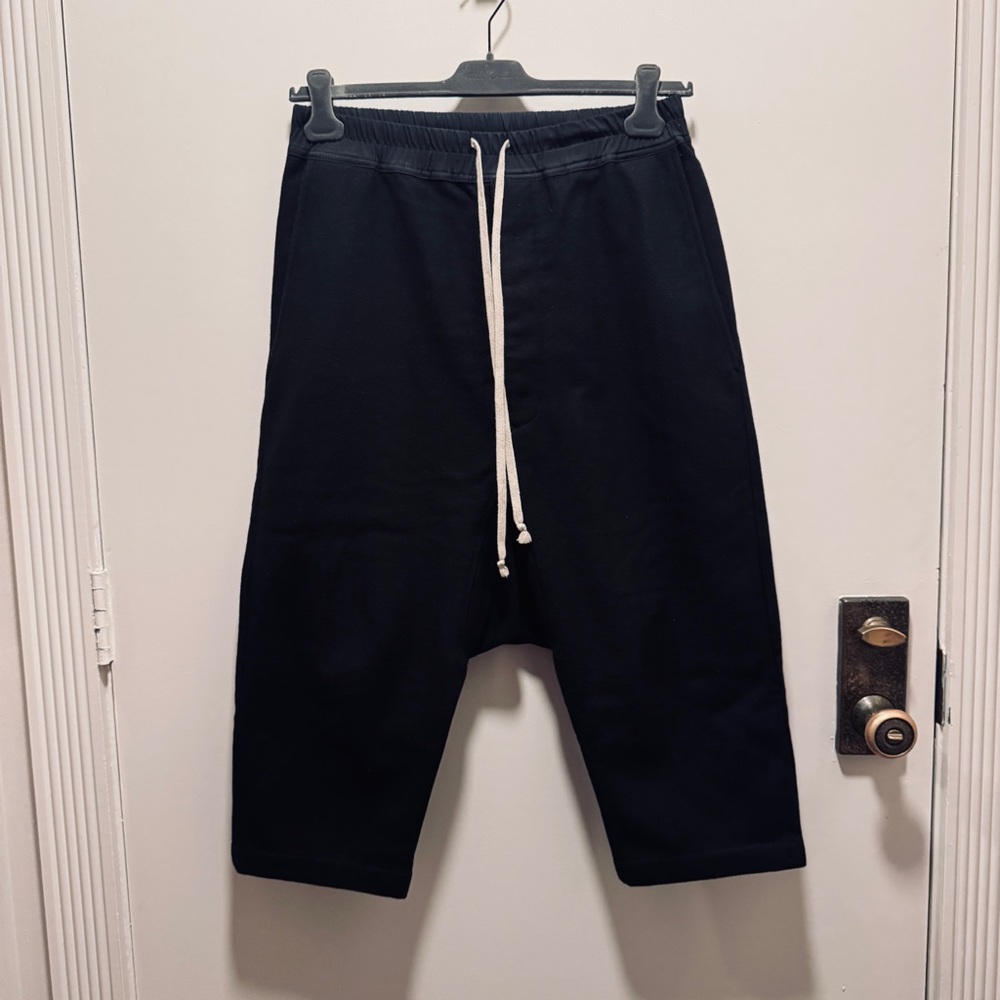 Rick Owens Black Relaxed Fit Sweatpants